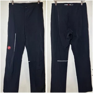 Castelli Men’s Race Day Warm Up Black Pants Stretch Tech Size Large - Picture 1 of 6