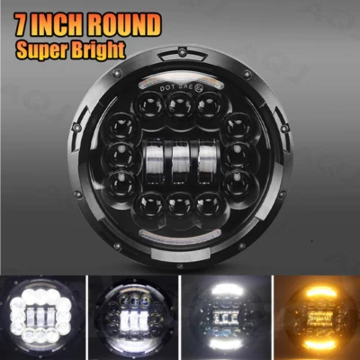 7-дюймовый светодиодный дальний/ближний свет для мотоцикла Honda CB750C CB900C 1980 1981 1982 годов выпуска на заказ - Изображение 1 из 4