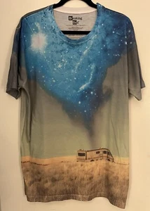 Used Breaking Bad All Over Print AOP Camper Dessert Sky Shirt Men’s Size Large - Picture 1 of 10