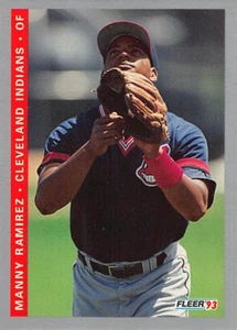 1993 Fleer Final Edition Manny Ramirez #F-204 NM/MT CLEVELAND INDIANS - Picture 1 of 2