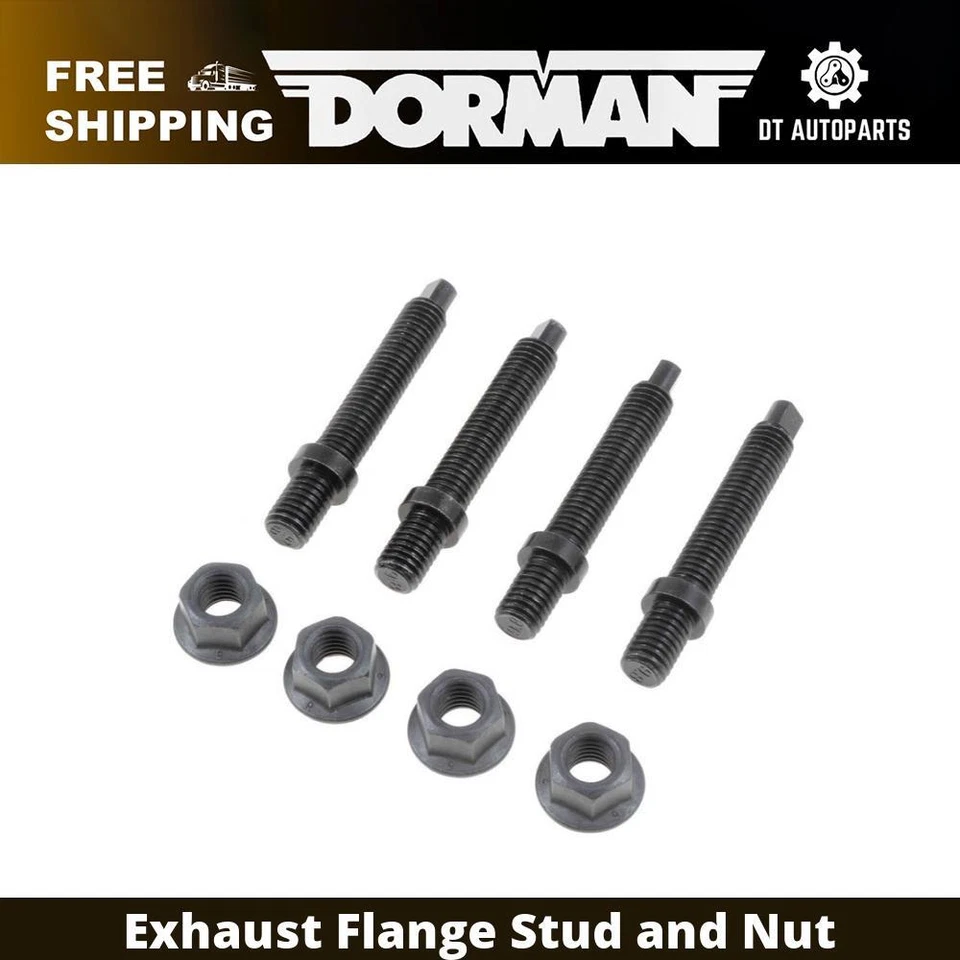 Para Ford F-450 Super Duty 1999-2010 6,8 L V10 Dorman brida de escape perno y tuerca Foto 1 de 4