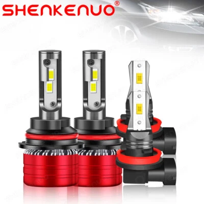 Para For Chevrolet Equinox 2005-2008 2009 Faros LED Hi/Lo + Bombillas antiniebla - Image 1 of 4