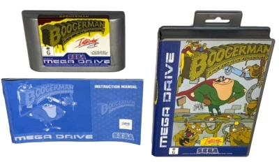 Boogerman Sega Mega Drive *Complete* Silver Edition - Image 1 of 4