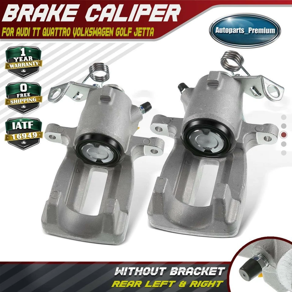 Par de pinzas de freno de disco traseras para Audi TT 2006 TT Quattro Volkswagen Golf Jetta Foto 1 de 4