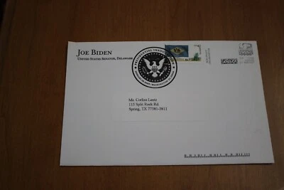 Biden Inauguration Cover w. Cachet from Democratic Senatorial Campaign Committee - Image 1 of 4