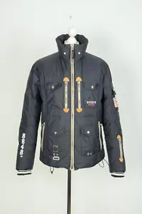 -Men's Bogner Expedition Ski Puffer Winter Blue Parka Jacket Size US 40 EU 50 - Picture 1 of 13
