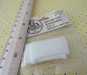 Calcetines Muñeca Vintage - Calcetines Pequeños Blancos IMSCO~ VER REGLA PARA TALLA #302 - Imagen 1 de 1