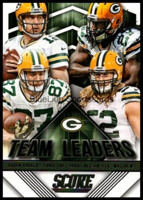 2015 Score Team Leaders #13 Packers Rodgers/Lacy/Nelson/Matthews - Imagem 1 de 2