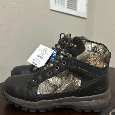 Ozark Trail Realtree Print Camo Hunting Boots Men’s Size 11.5 Leather,Waterproof - Image 1 of 4