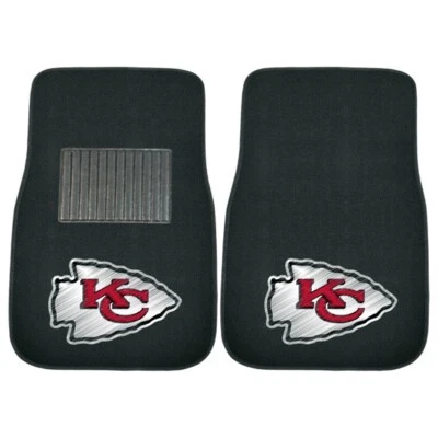 Juego de alfombrillas bordadas para auto Kansas City Chiefs - con licencia NFL - SUV de ajuste universal Foto 1 de 4