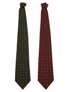Drake's London lined tie patterned 147x8 cm 100% wool MADE IN ENGLAND - Picture 1 of 4