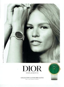 Publicité Advertising 120 2018 Dior   horlogerie montre D   Satine C; Schiffer - Picture 1 of 1