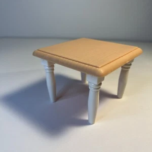 Fisher Price Loving Family Dollhouse Square Kitchen Dining Table from Townhouse - Picture 1 of 8