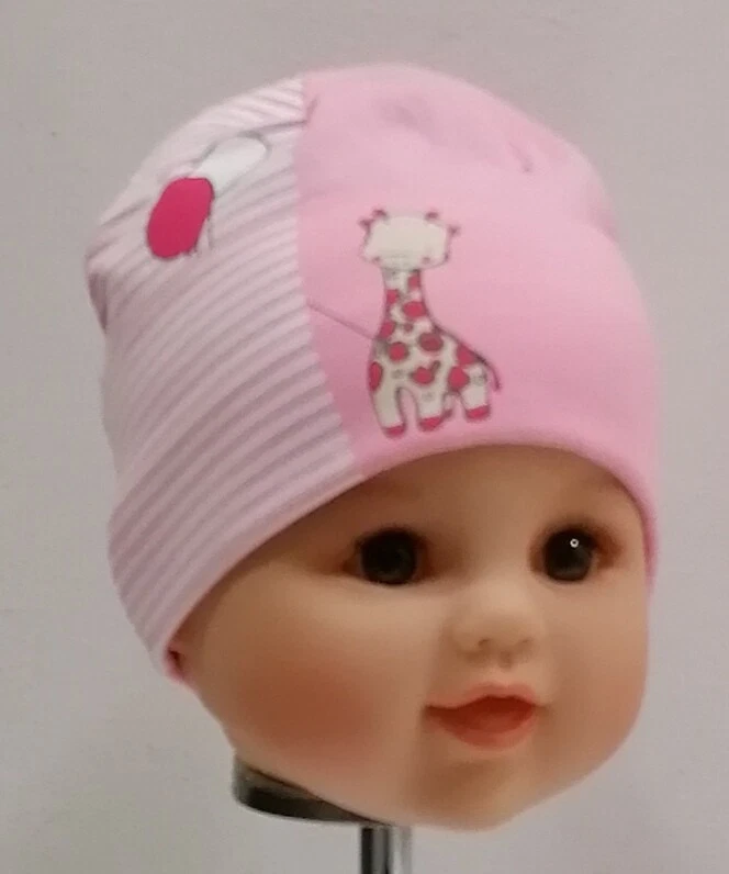 Cappellino berretta cuffia baby neonato cotone  ROSA PRIMAVERA ESTATE - Immagine 1 di 1