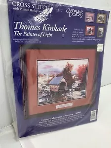 Candamar Designs Thomas Kinkade Kit punto croce Country Memories 50962 autunno - Foto 1 di 7