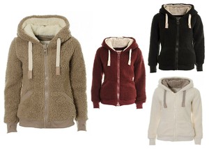 women's fleece lined winter jackets with hood