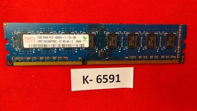 Hynix HMT125U6BFR8C-G7 N0 PC3-8500 2GB DDR3 1066MHz 99L0271-001 A00LF RAM - Image 1 of 2