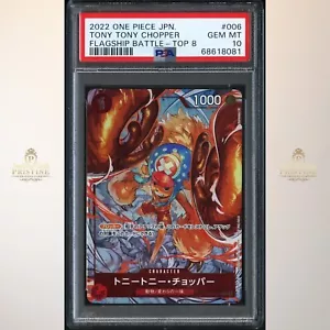 2022 One Piece Japanese Tony Tony Chopper Flagship Battle Top 8 #006 PSA 10 1Q - Picture 1 of 2