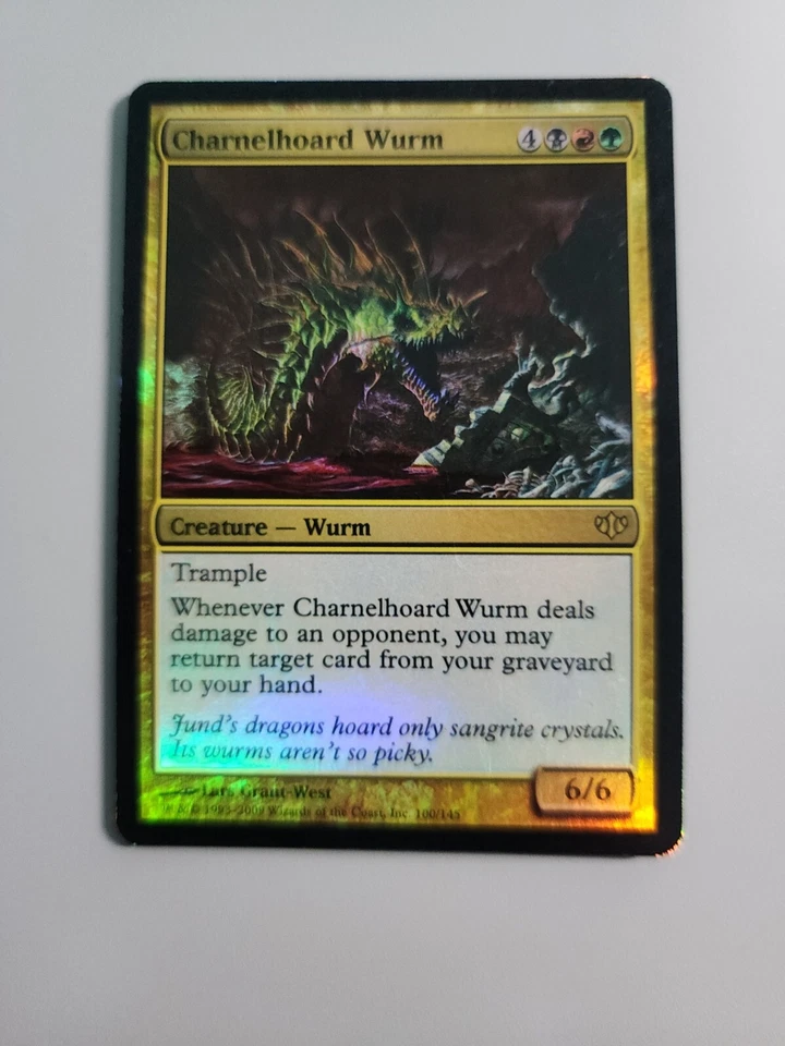 MTG Charnelhoard Wurm Conflux 100/145 Foil Rare - Image 1 of 1