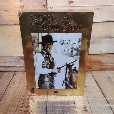 The Life & Legend Of Wyatt Earp DVD Used Hugh O’Brian Western 3-Disc Set   - Image 1 of 4