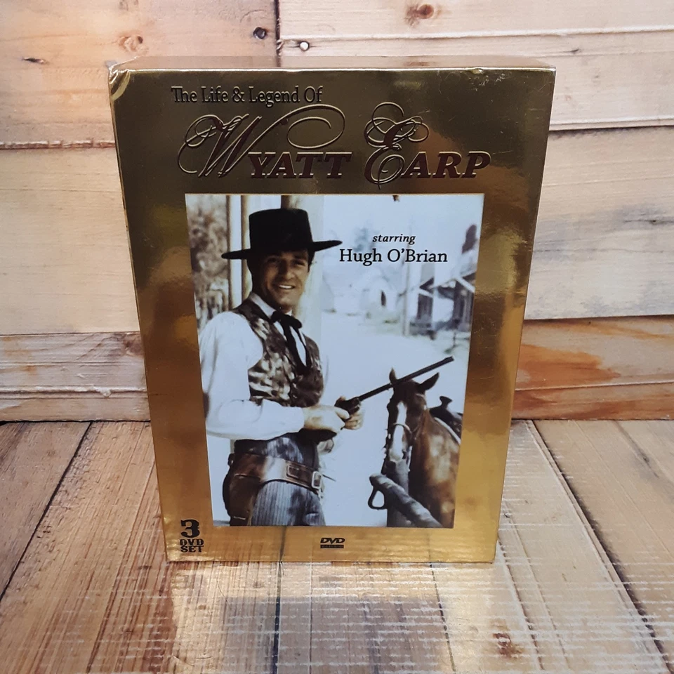 The Life & Legend Of Wyatt Earp DVD Used Hugh O’Brian Western 3-Disc Set   - Image 1 of 4