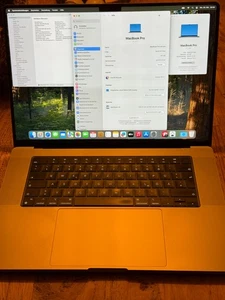 Apple Macbook Pro 16" 2021 M1 Max 64GB RAM 1TB HDD 32C GPU QWERTZ - Bild 1 von 7