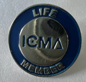 ICMA Illinois Commercial Men's Association Life Member Lapel Hat Pin K - Picture 1 of 4
