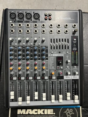 Mackie PROFX8 8-Channel Professional Effects Mixer- USED - Image 1 of 3