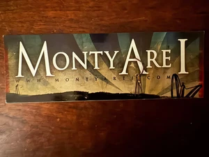 Monty Are I Promo Sticker für The Wall of People CD 2006 - Bild 1 von 1