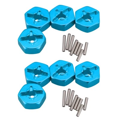 8X Aluminum Alloy 12mm Combiner Wheel Hub Hex Adapter Upgrades for  1440016599 - Image 1 of 4
