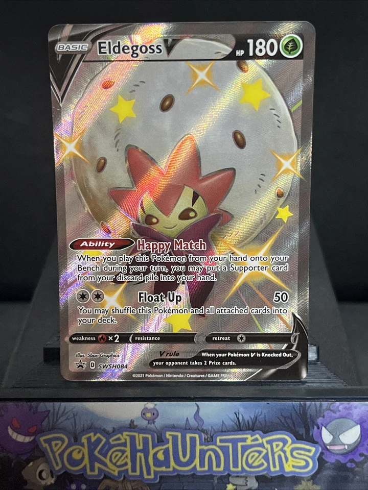 Pokemon Card Eldegoss V SWSH084 Black Star Promo Near Mint - Image 1 of 2