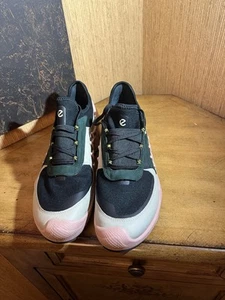 ECCO Biom C Trail Low GTX Warm Green Yak Leather Shoes Women US 10-10.5 Eu 41 - Picture 1 of 18