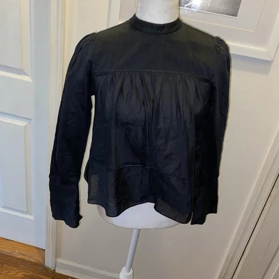 Blusa Club Monaco XS manga larga negra Foto 1 de 4