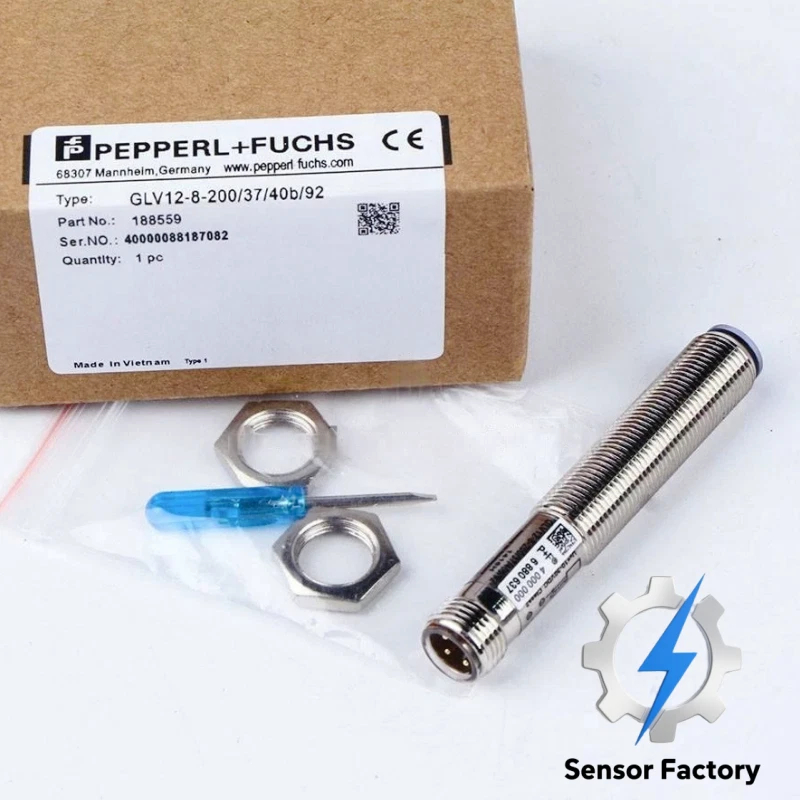Sensor interruptor fotoeléctrico Pepperl+ Fuchs GLV12-8-200/37/40B/92 1 PIEZA nuevo Foto 1 de 4
