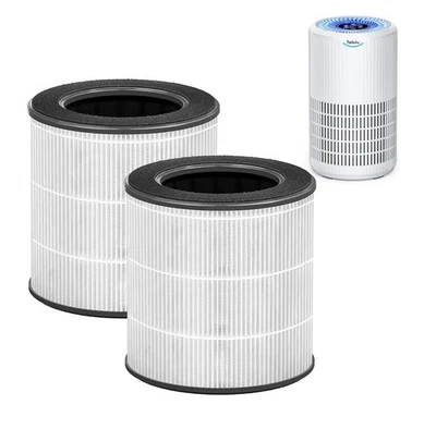 For Tailulu 2 Packs D09 Air Purifier Replacement Filter, 3-In-1 H13 True HEPA A - Image 1 of 4
