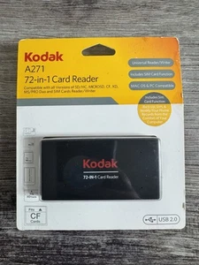 KODAK A271 72-in-1 CARD READER UNIVERSAL READER / WRITER BRAND NEW SEALED - Afbeelding 1 van 5