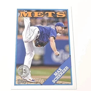 Max Scherzer 2023 Topps 35th Anniversary #T88-2 NM-MINT New York Mets - Bild 1 von 2