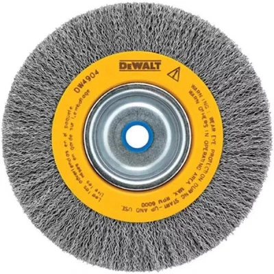 DEWALT 6 Inch Crimped Wire Wheel For Bench Grinder Premium Quality -  DW4905 - Image 1 of 3