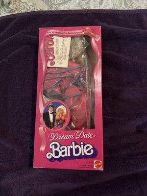 Muñeca Barbie Dream Date 5868Mattel/Superstrella/Caja dañada de colección nueva original 1982 Foto 1 de 2