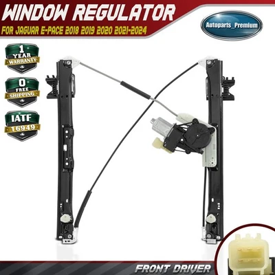 Conjunto de regulador y motor del lado izquierdo del conductor delantero para Jaguar E-Pace 2018-2024 Foto 1 de 4