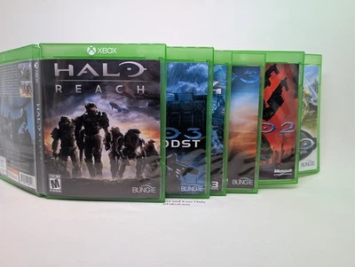 Replacement Case -NO GAME- Halo Collection 1 2 3 4 ODST RE -  Xbox Case Upgraded - Image 1 of 4