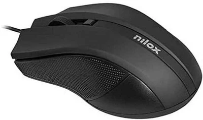 Nilox Optical Mouse USB 1600DPI, Black - Image 1 of 4