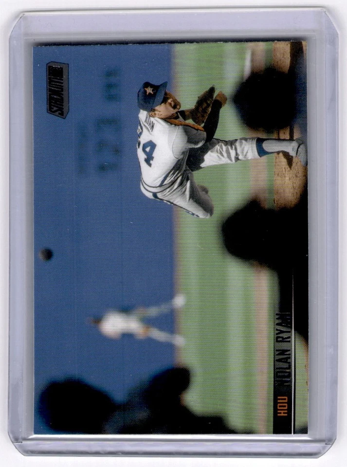 2021 Topps Stadium Club Black Foil Nolan Ryan Texas Rangers #17 - Image 1 of 2