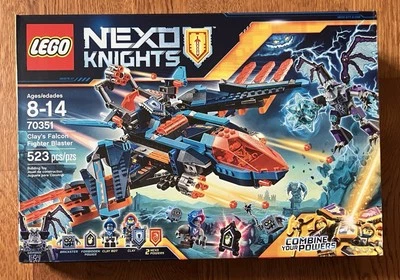 LEGO NEXO KNIGHTS: Clay's Falcon Fighter Blaster (70351) - Nuevo en Caja Sellada Foto 1 de 4