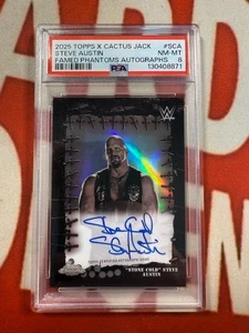 2025 Topps X Cactus Jack STEVE AUSTIN Stone Cold AUTO AUTOGRAPH famed phantoms - Picture 1 of 1