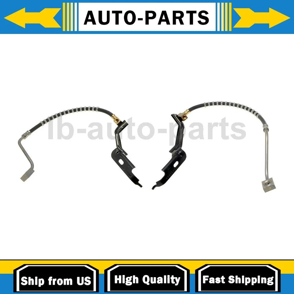 Línea de manguera de freno delantero 2x para Chrysler Voyager 2001-2003 2,4 L Foto 1 de 4