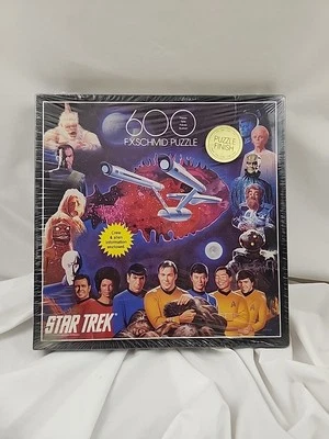 Nuevo rompecabezas de Star Trek nuevo en caja FX Schmid 600 piezas 1993 Paramount Trekkie  Foto 1 de 4