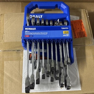 Kobalt 20-Piece Set 12-Point Standard (SAE) and Metric Combination Ratchet Set - Picture 1 of 3