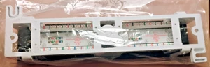 Commercial Electric CAT5e Mini Data Patch Panel 12-Port Bracket New Sealed - Picture 1 of 3
