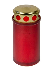 Graflicht rood met gouddeksel 12cm 120gr - Imagen 1 de 1